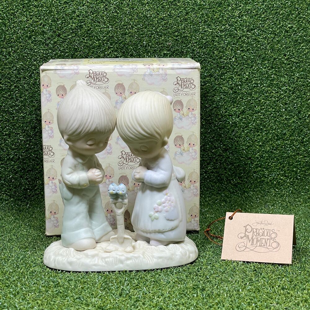 Vintage 1978 Precious Moments Prayer Changes Things Porcelain Figurine